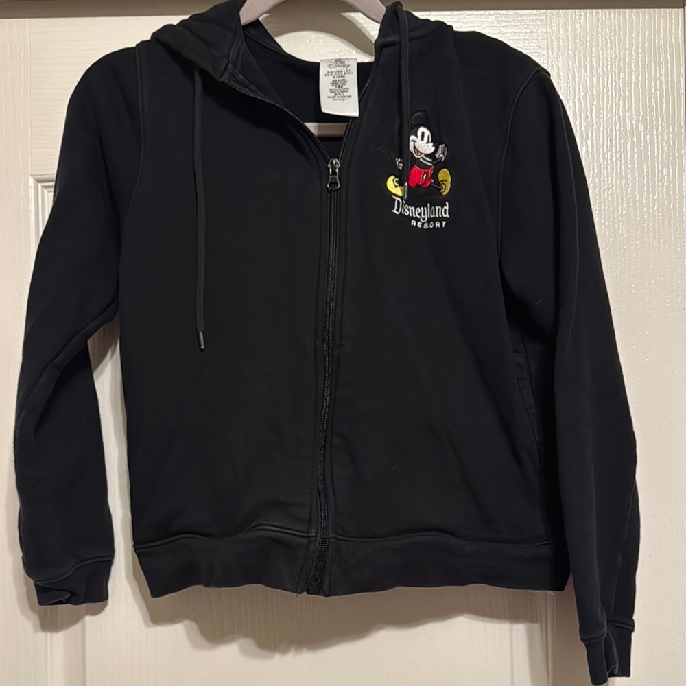Disneyland Resort Black Zip-Up Hoodie